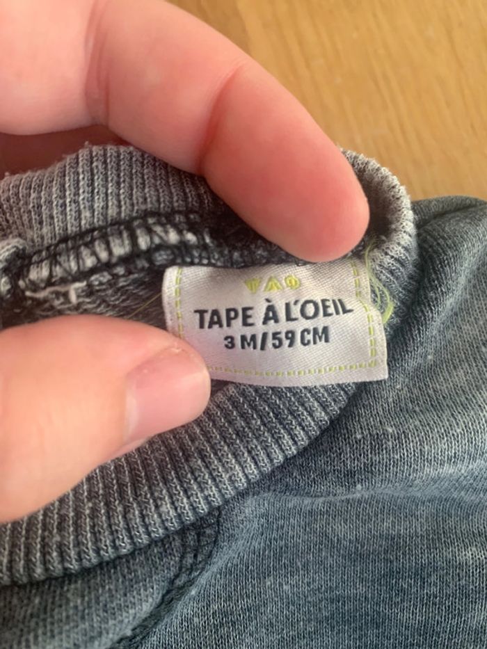 Grenouillère Tape à l’œil 3 mois - 59 cm - photo numéro 3