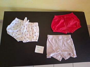 Shorts filles 3 ans