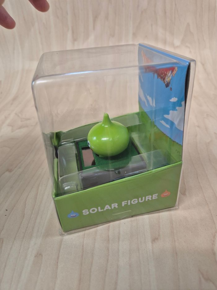 Figurine solaire Dragon Quest Slime vert - photo numéro 3