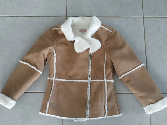 Veste blouson chaud fourré Lisa Rose 10 ans (neuve)