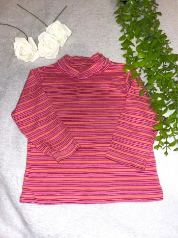 Pull à longue manche Cole roulé pour bébé fille