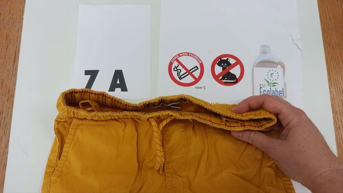 7 ans Bermuda slim en toile unie short garçon jaune moutarde - photo numéro 3