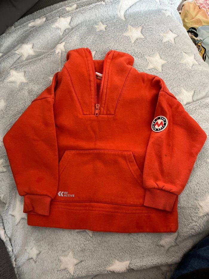 Pull col camionneur orange - photo numéro 2