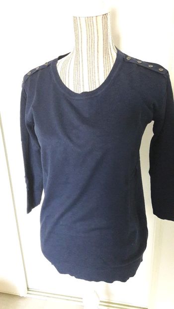 Pull marine col rond Women Only taille 3 comme neuf