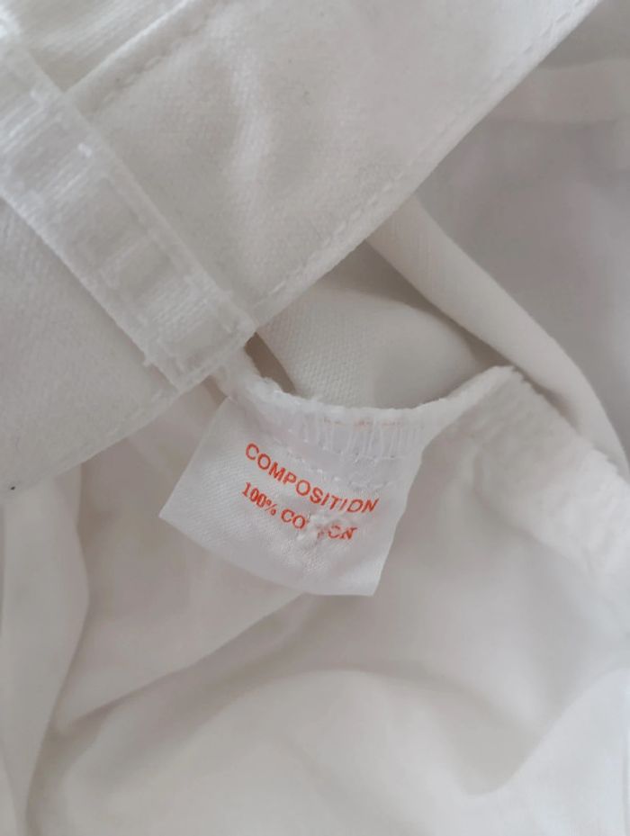 Short vintage en coton blanc dorotennis taille - photo numéro 7