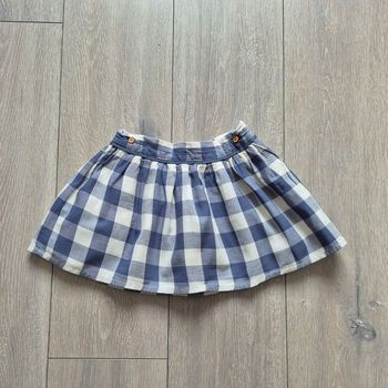 Jolie humeur bouffante bleu et blanche. Fille 4 ans. Marque Kiabi 