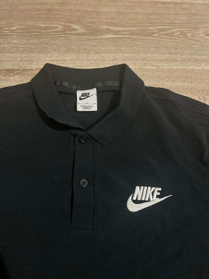 Polo Nike noir L - photo numéro 2