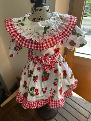 Robe vintage cerise