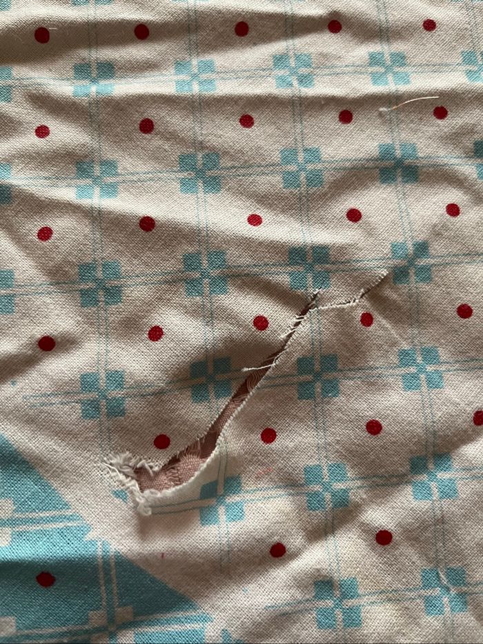 Tissu de récupération nappe - photo numéro 2