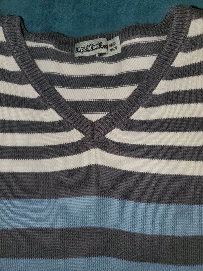 pull rayures garçon 4 ans - photo numéro 2