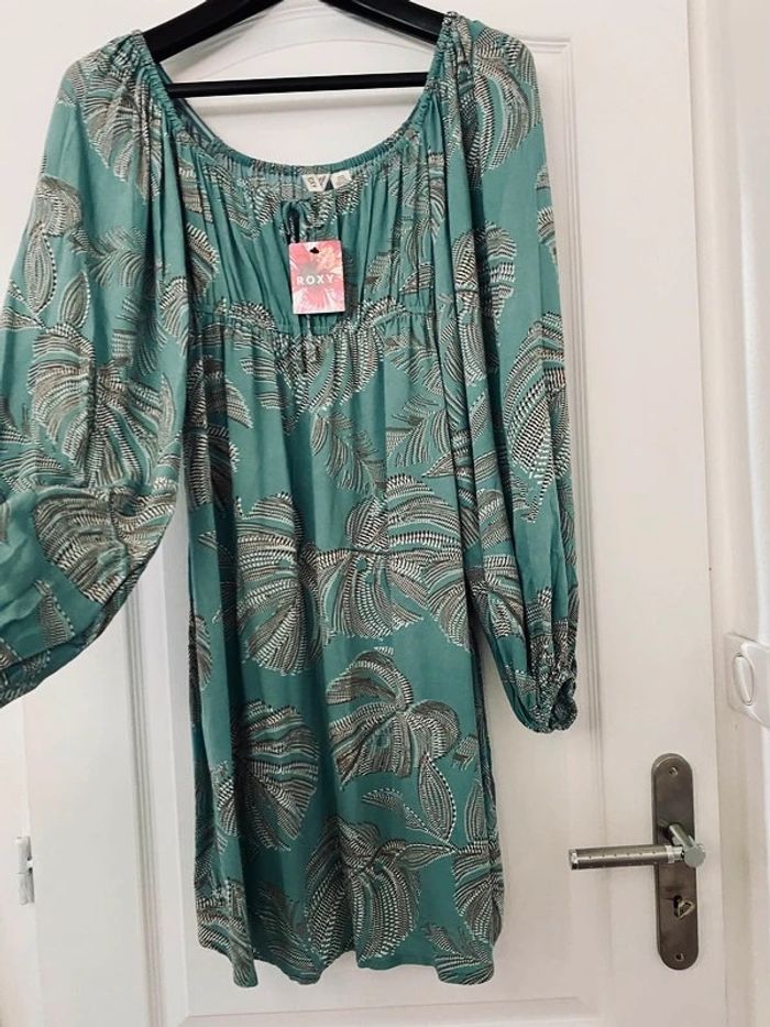 Robe été Roxy S turquoise coastal sound - photo numéro 6