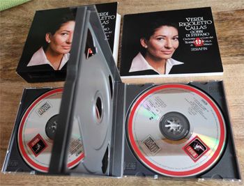 Verdi Rigoletto Maria Callas - Coffret 2 disque + Livret
