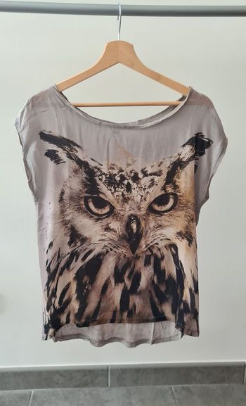 T-shirt imprimé chouette