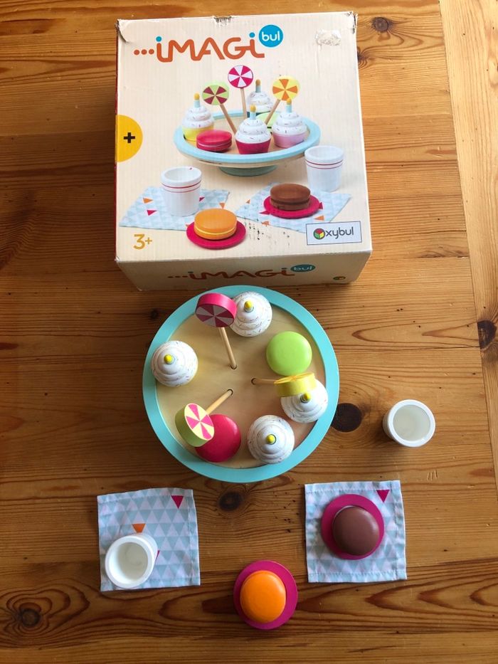 Dînette en Bois Le goûter d’anniversaire