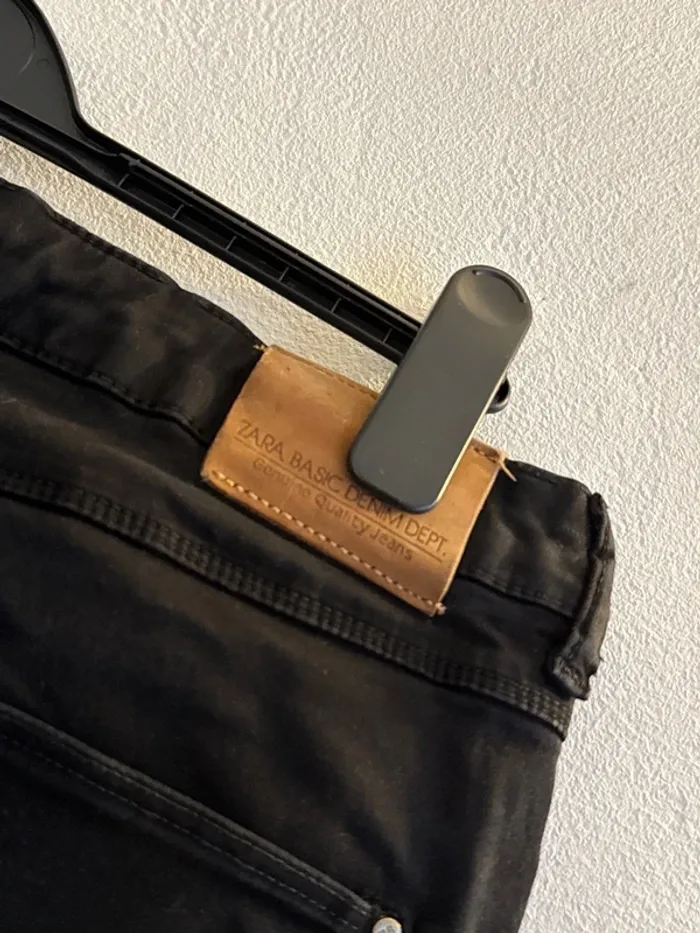 Jeans noir Zara basic t 40 - photo numéro 5
