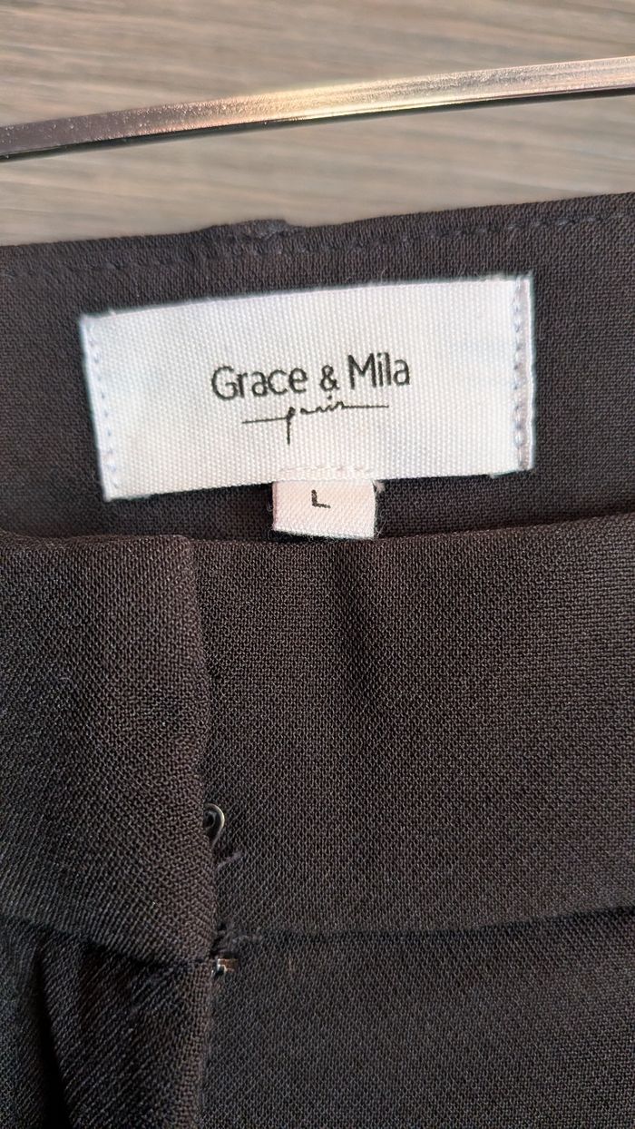 Pantalon noir large Grâce & Mila - photo numéro 2