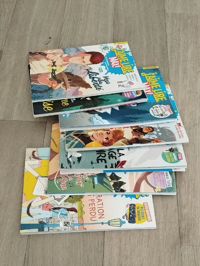 Lot de 7 magazines J’aime Lire Max année 2015-21 L068 - photo numéro 4