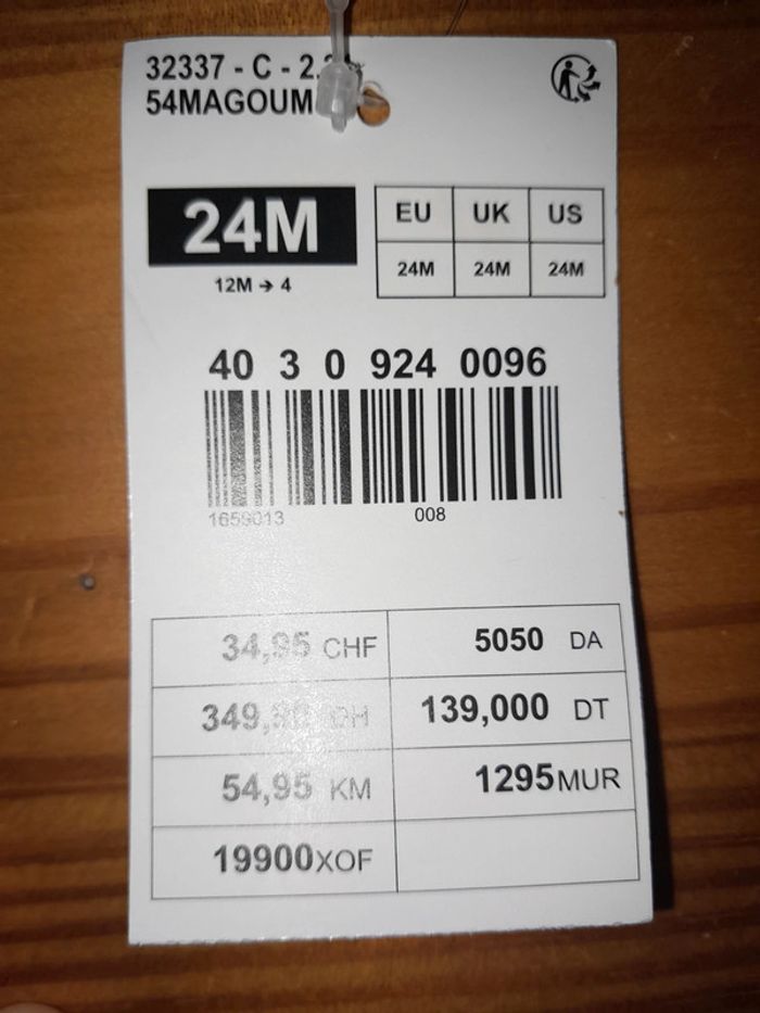 blouson avec capuche 24 mois Neuf Gémo - photo numéro 8