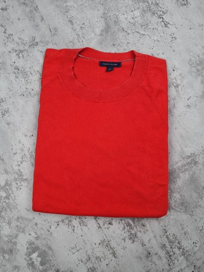 Pull léger manches courtes Tommy Hilfiger – Taille M Femme (mesures en photos) - photo numéro 2