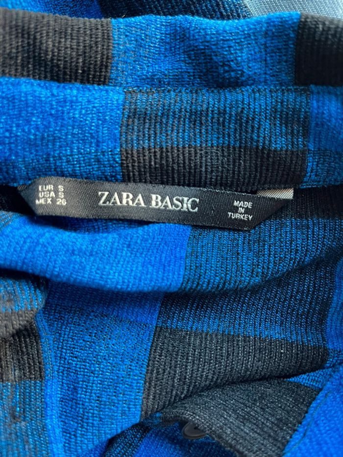 Chemise à carreaux oversize Zara S - photo numéro 6