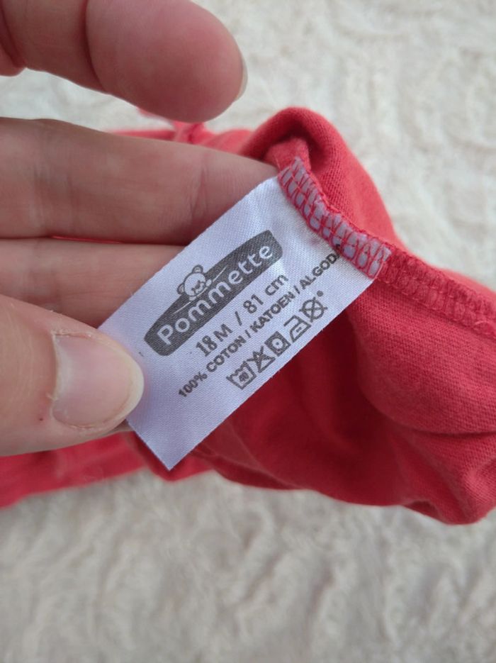 Tee shirt chemise manches courtes Garçon 18 mois Pommette 100% coton - photo numéro 6