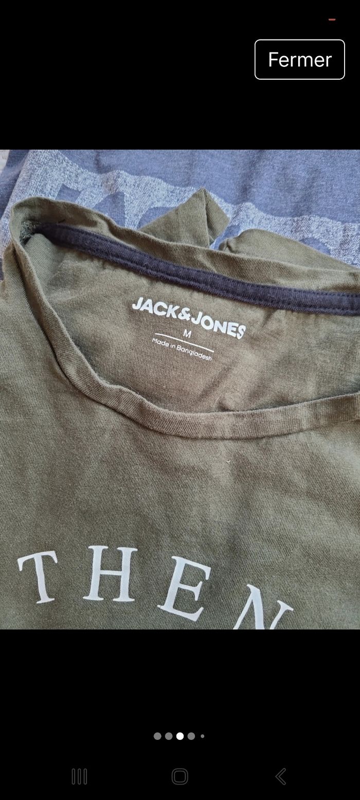 Lot de 5 tee shirt Jack jones - photo numéro 3