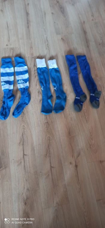 3 paires de chaussettes de foot adulte