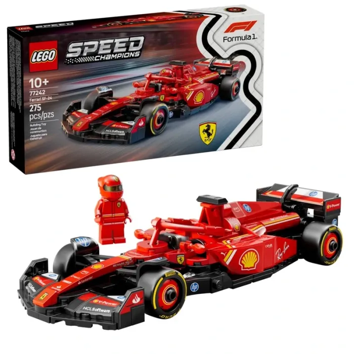 Affiche (25x25 cm) Lego Speed Champions F1 - Modèle 4 - Ferrari SF-24 - - photo numéro 4