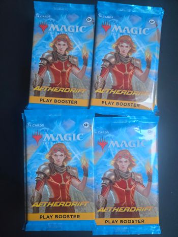 Mtg Aetherdrift Lot de 40 play booster anglais 