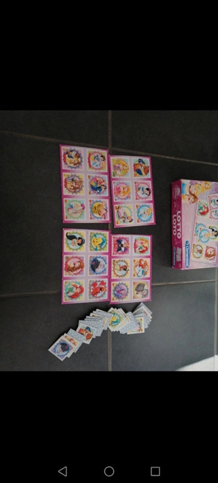 Jeu loto Disney princesse - photo numéro 2