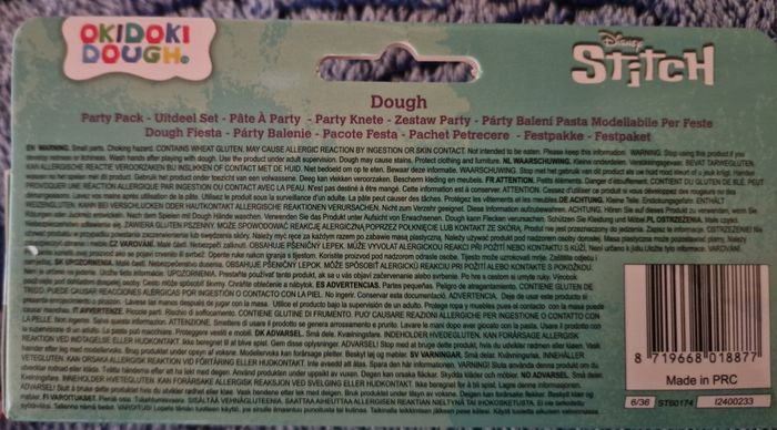 Lot de 6 petits pots de pâte à modeler Stitch - photo numéro 2