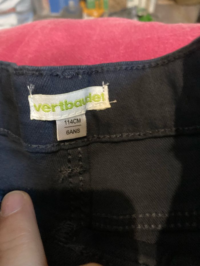 Jeans vertbaudet tour de hanches larges - photo numéro 3