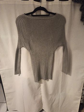 Robe pull grise