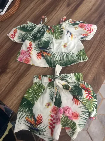 Ensemble été  bébé fille 2 ans