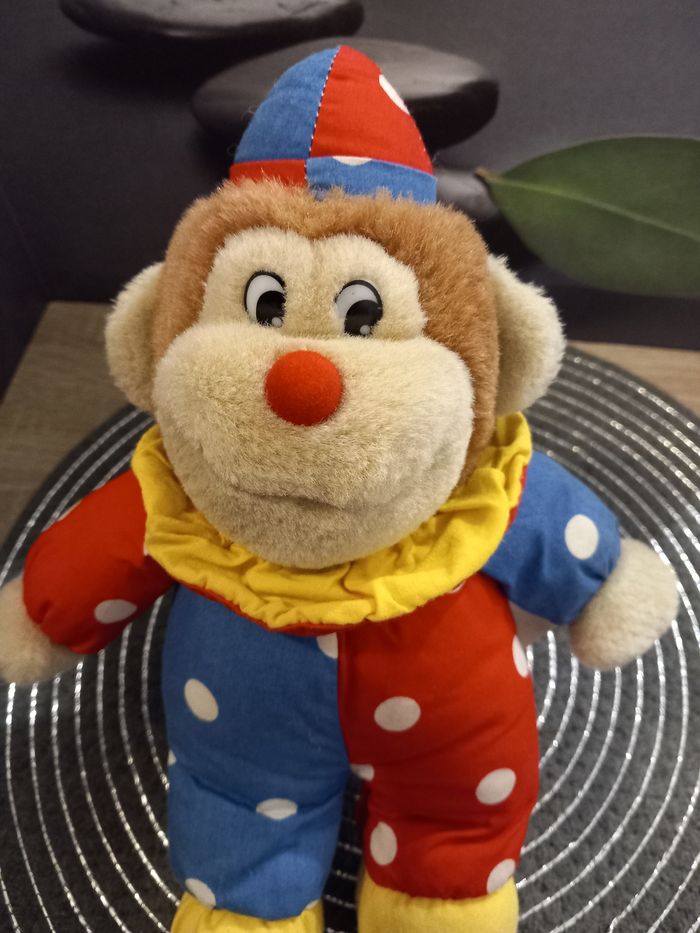 Peluche singe Jemini vintage 27cm model le cirque 🎪 - photo numéro 2