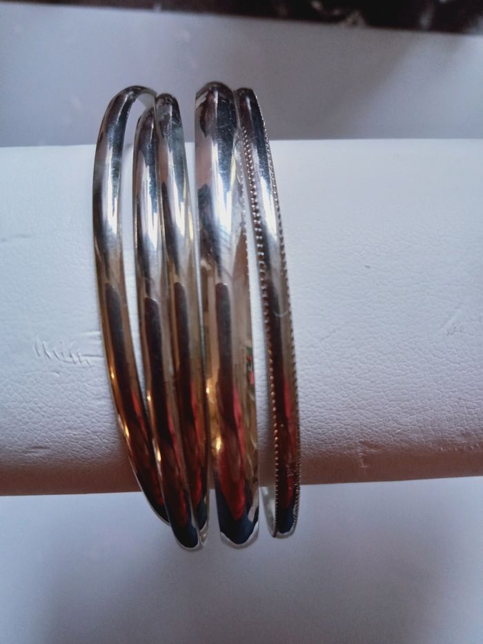Lot bracelets joncs - photo numéro 3