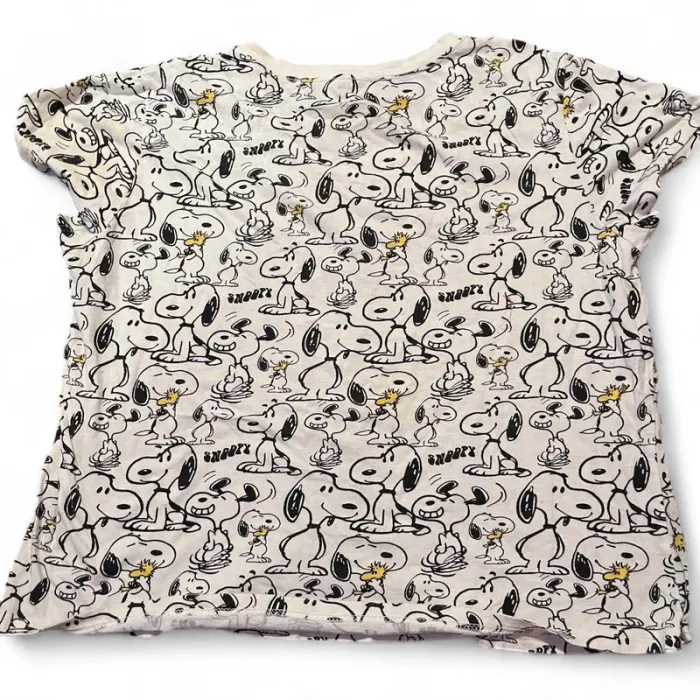 white snoopy graphic tee