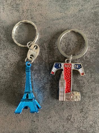 Lot de 2 porte clés