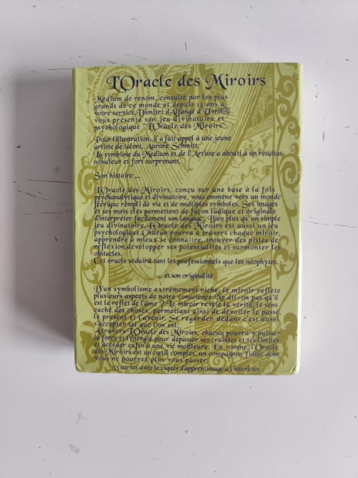 L'oracle des miroirs jeu de cartes neuf et blister jamais utilisé - photo numéro 3