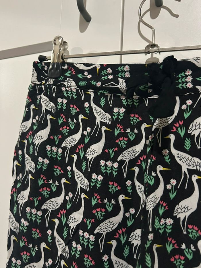 568 - pantalon pyjama à motifs oiseaux - photo numéro 2