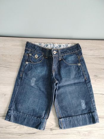 Bermuda short en jean fille 7-8 ans 