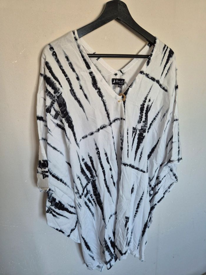 Blouse blanc du Nil taille unique - photo numéro 2