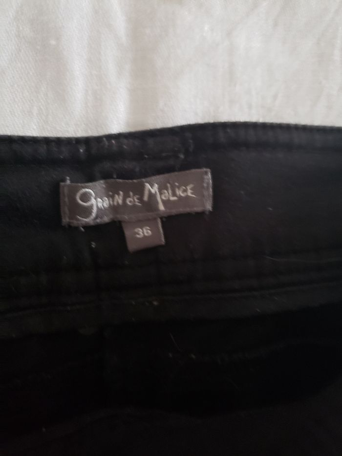 Pantacourt noir Grain de Malice - photo numéro 3