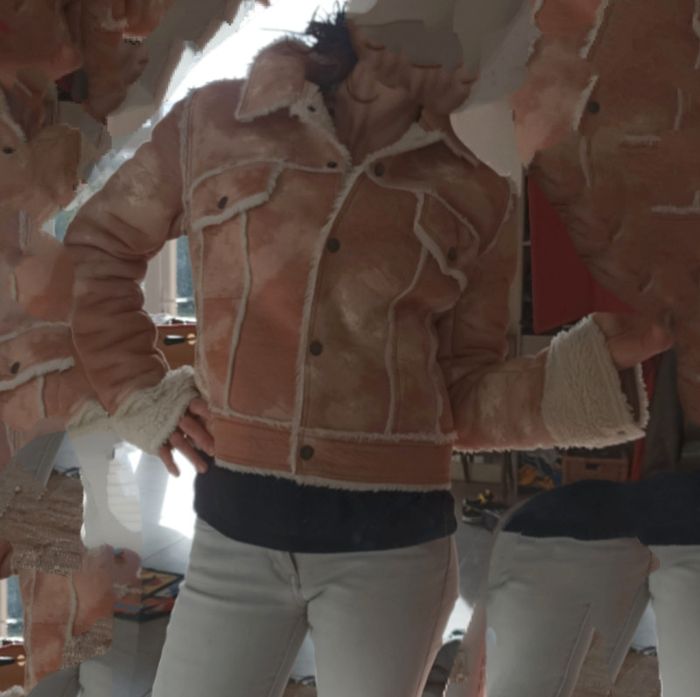 Veste chaude beige camel taille 36 - photo numéro 7