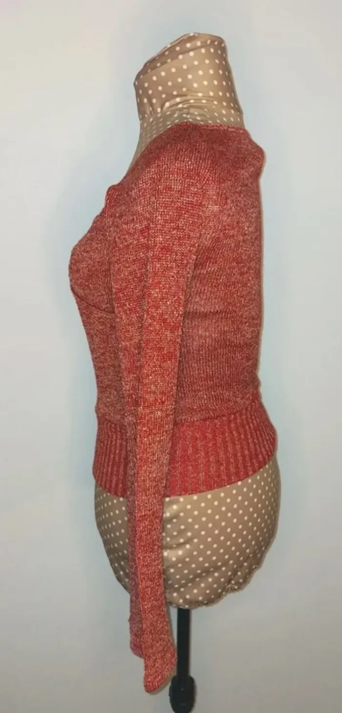 Pull rouge femme, Please, taille S - photo numéro 3