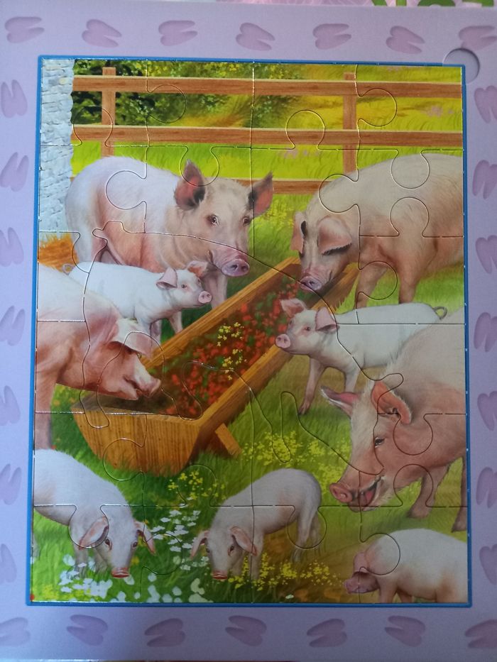 Livre- 8 puzzles  A la ferme - photo numéro 6