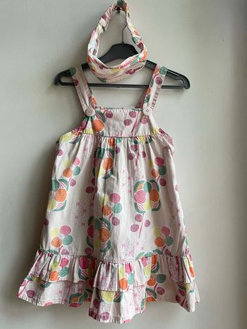 Robe et son bandeau assorti T 4 ans "La Redoute"