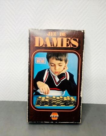 Jeu de dames Educo vintage 