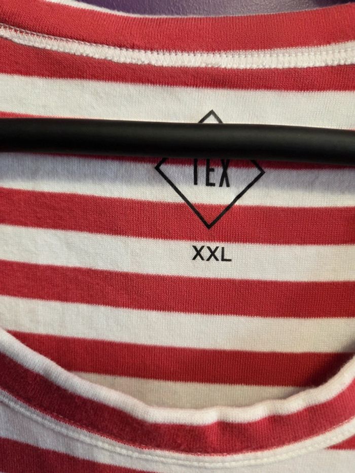 Débardeur extensible style marinière T42 Tex - photo numéro 3