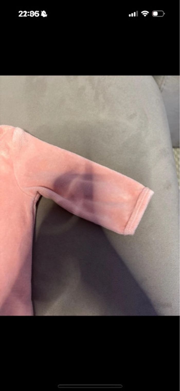 Pyjama chaud rose Gémo - Taille 3 mois - photo numéro 4